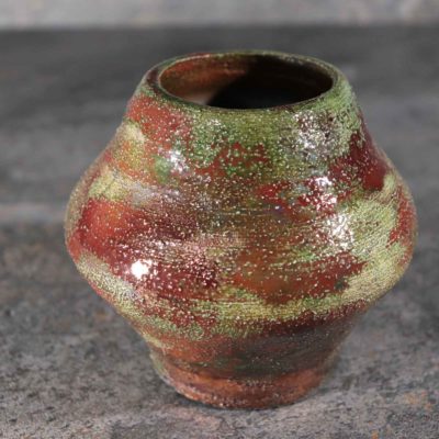 Vaso ceramica raku giapponese