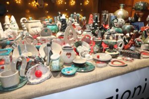 Lanterna cuore in Ceramica Raku di Cici Art Clay al Mercatino di Natale Asti 2021