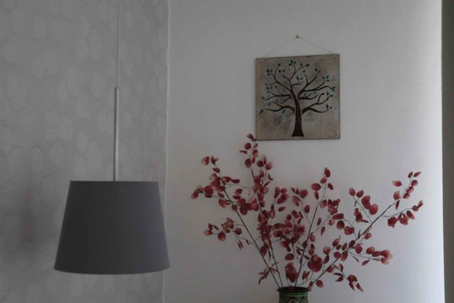 Albero della vita quadro ceramica raku artistica