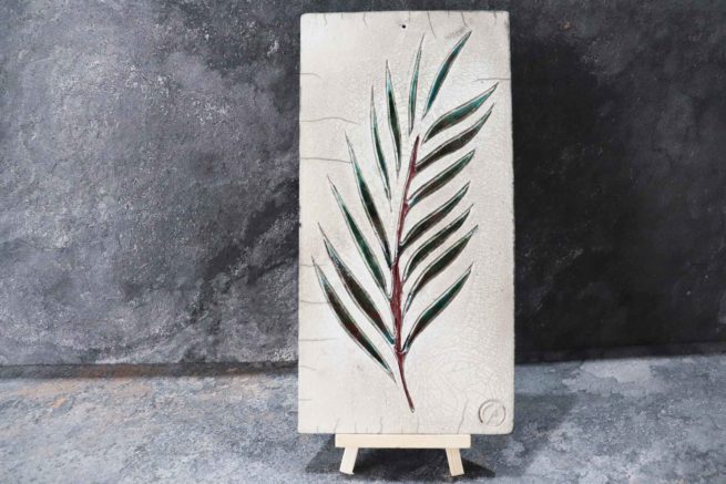 Quadro in ceramica raku natura  è una realizzazione artigianale interamente fatta a mano.